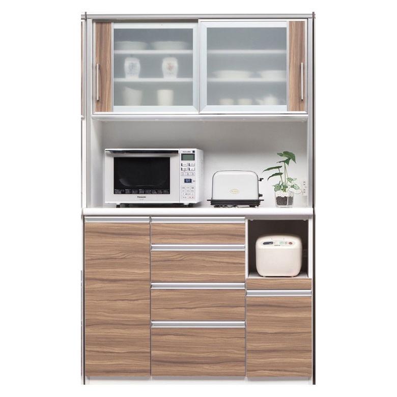 食器棚 キッチンボード 幅120 奥行48 高さ200 完成品 国産 モイス加工