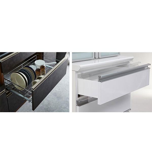 食器棚 カップボード 幅140cm 奥行48cm 高さ198cm キッチンボード