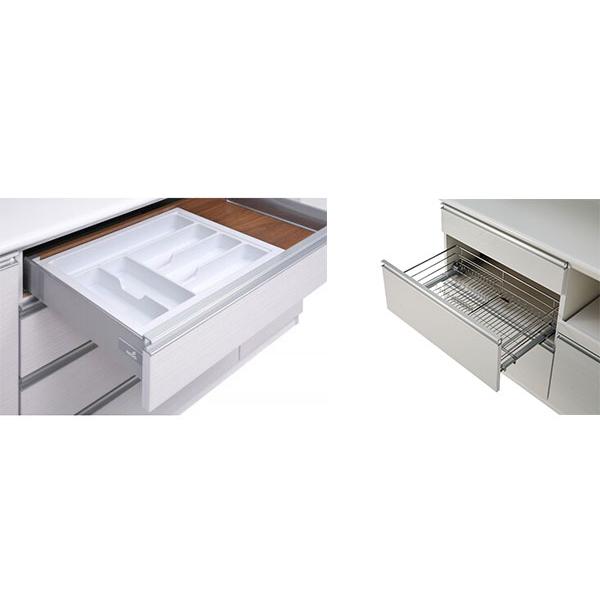 食器棚 カップボード 幅160cm 奥行48cm 高さ198cm キッチンボード