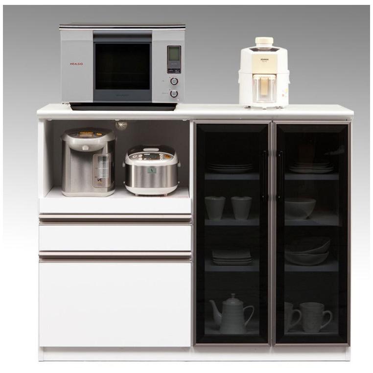 キッチンカウンター 120 間仕切り 完成品 幅120cm 木目 コンセント付き