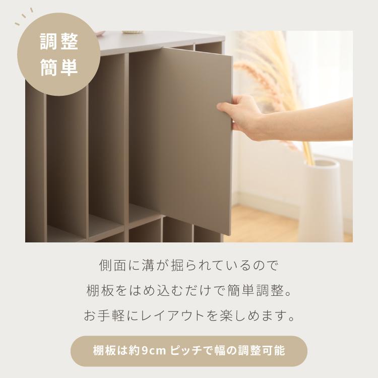 日本製 本段 全て稼働棚のレコードラック ディスプレイラック 大容量