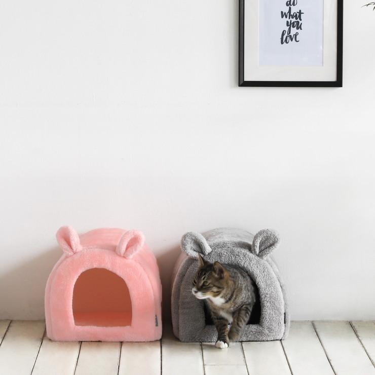 Roomnhome ルームアンドホーム バニー ペットハウス 耳付き かわいい 犬 イヌ 韓国 韓国インテリア ドッグハウス キャットハウス 代引不可 0r Rh Bn Peths リコメン堂 通販 Yahoo ショッピング