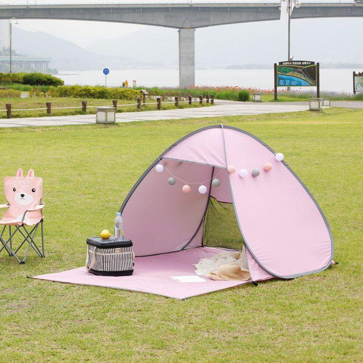 Roomnhome ルームアンドホーム M Camp ワンタッチテント ピンク ミニテント キャンプ キャンプテント おしゃれ 韓国 ピクニック 代引不可 リコメン堂 通販 Paypayモール