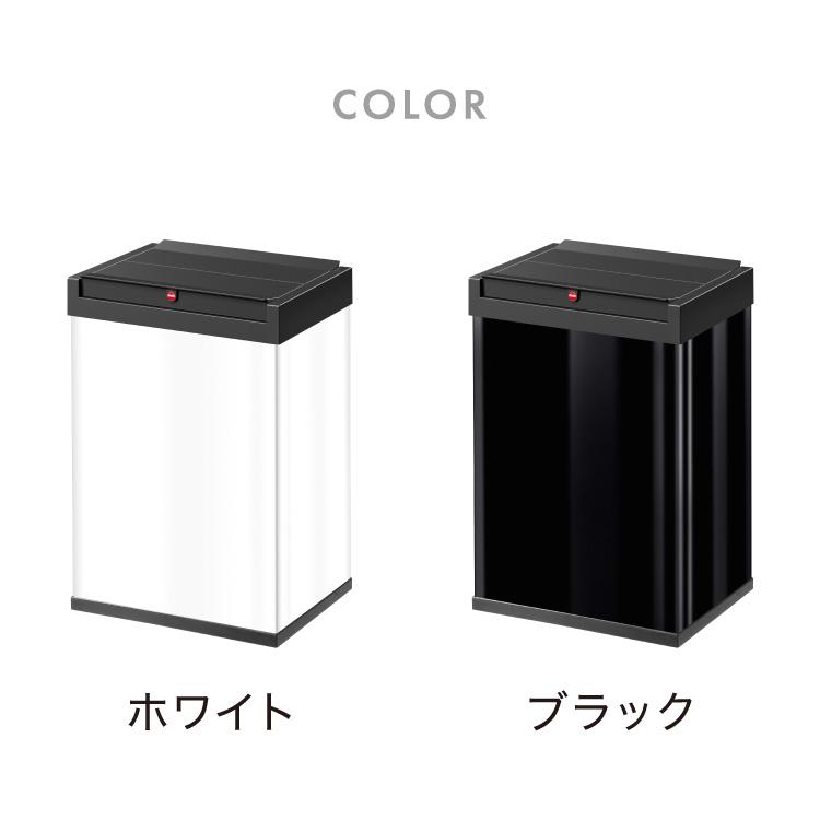 Hailo ハイロ ゴミ箱 ごみ箱 ダストボックス ニュービッグボックス40L 40リットル 白 ホワイト 屋外 スリム ふた付き キッチン おしゃれ 代引不可_11
