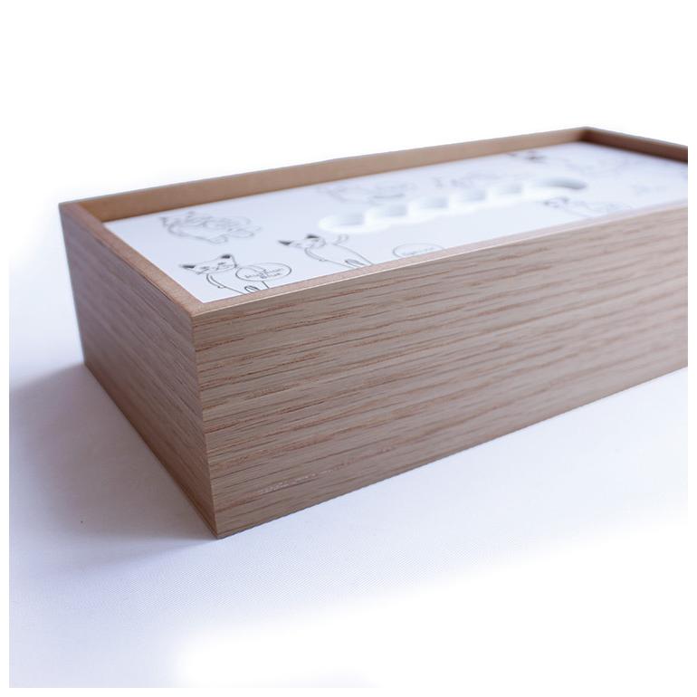 ティッシュケース ティッシュボックス 木製 日本製 HAKO ハコ おしゃれ