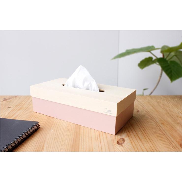 ヤマト工芸 日本製 ティッシュボックス 木製 ティッシュケース TCUBE
