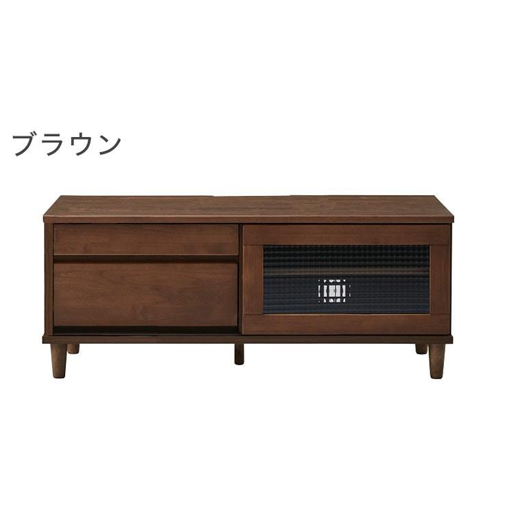 テレビ台 幅120 完成品 国産 大川家具 北欧 収納 リビング 無垢材使用 アルダー ローボード TV台 代引不可｜recommendo｜03