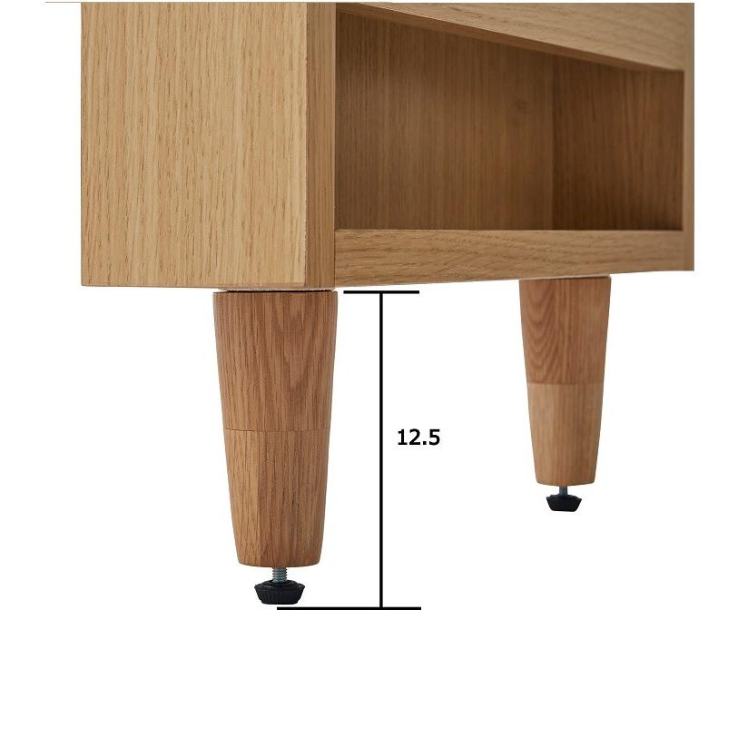 センターテーブル 幅120 奥行45 高さ47cm 突板オーク ウォールナット