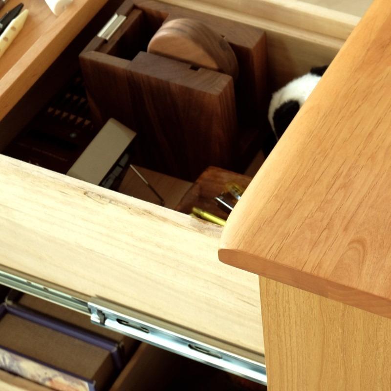 一生紀 ワゴン デスクワゴン 幅34 スリムワゴン キャスター付き 完成品