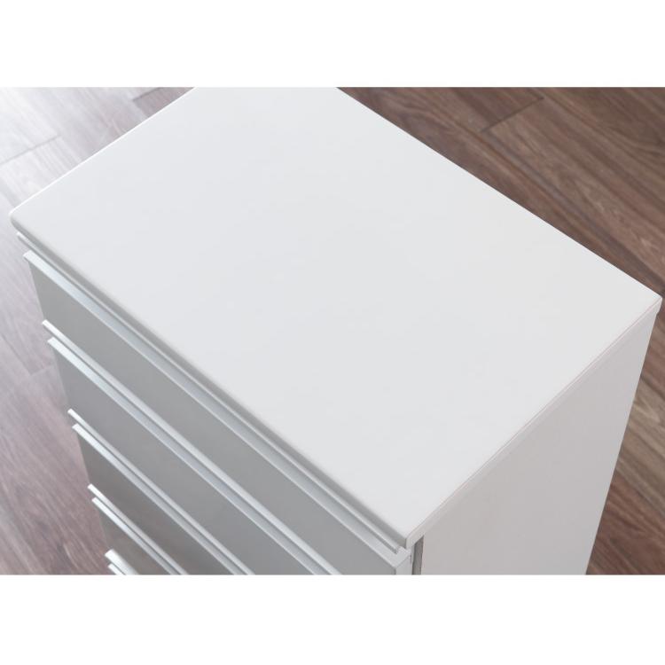 【正規販売店】 一生紀 サニタリーチェスト 完成品 幅45 奥行30 高さ90 DRITTO キャスター付き ランドリーチェスト 鏡面 ホワイト 白 スリム ランドリーラック 代引不可 【1954354873】(11450円)