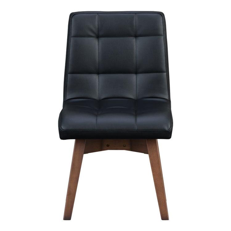 一生紀 回転式 ダイニングチェア VOLAN 天然木 360度回転 PVC 椅子