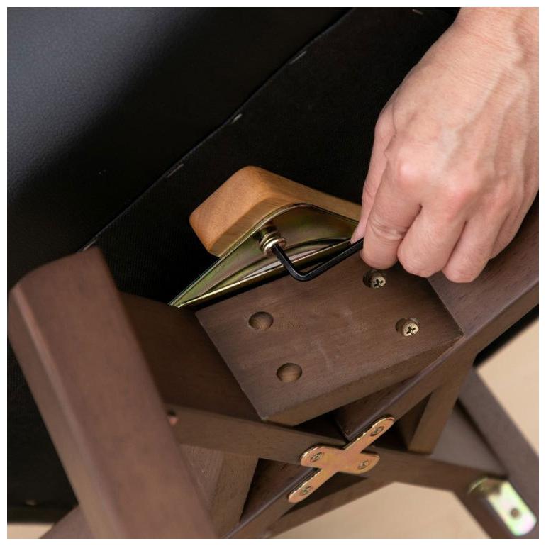 一生紀 回転式 ダイニングチェア VOLAN 天然木 360度回転 PVC 椅子