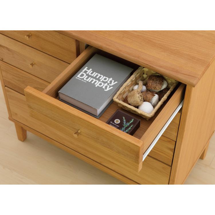 一生紀 チェスト 幅80 FORTO 完成品 フォルト アルダー無垢材 オイル