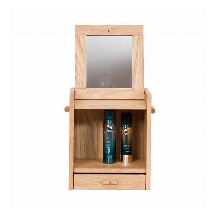 Latree(ラトレ) FUNシリーズ 無垢のメイクボックス コスメ収納 天然木 無垢 木製 高級感 飛騨家具 株式会社HIDAKAGU【送料無料】 Latree ラトレ FUNシリーズ 無垢のメイクボックス コスメ収納 天然木