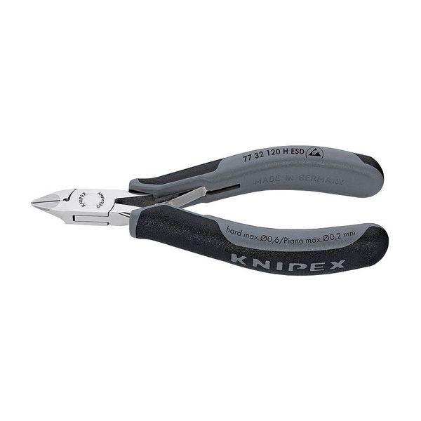 KNIPEX クニペックス 7732-120HESD 超硬刃エレクトロニクスニッパー 代引不可