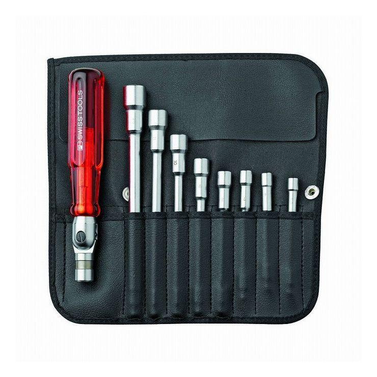 PB SWISS TOOLS ピービ―スイスツールズ 8本組 差替式 ナットドライバーブレードセット 226 代引不可