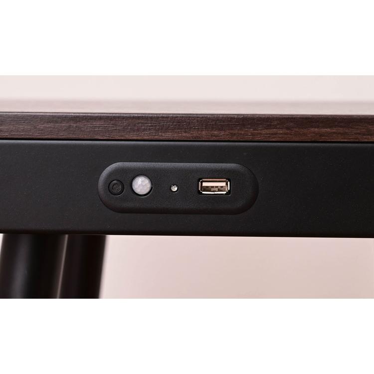 スピーカーテーブル 幅40cm Bluetooth接続スピーカー ワイヤレス充電
