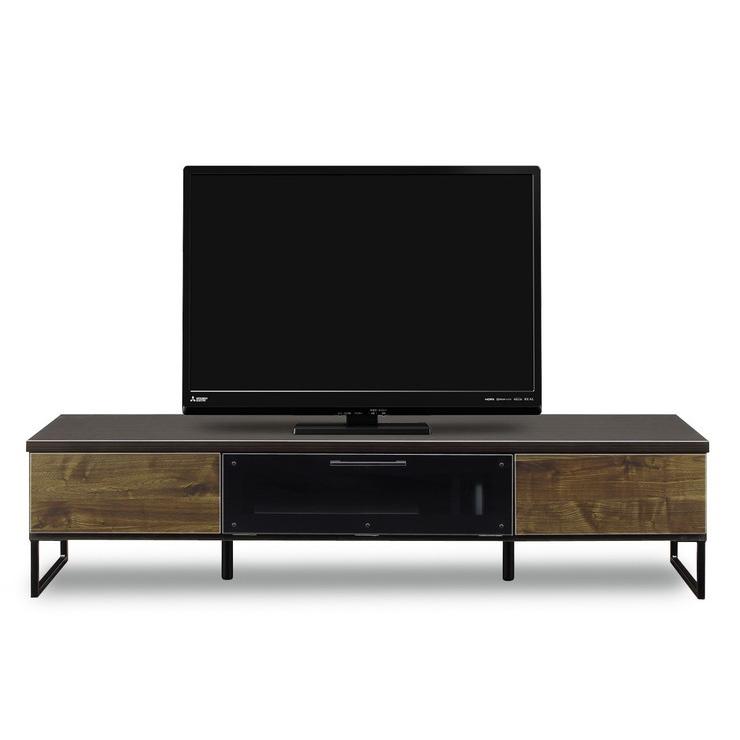 テレビ台 幅145 奥行45 高さ42 国産 完成品 ブラウン ローボード 木製