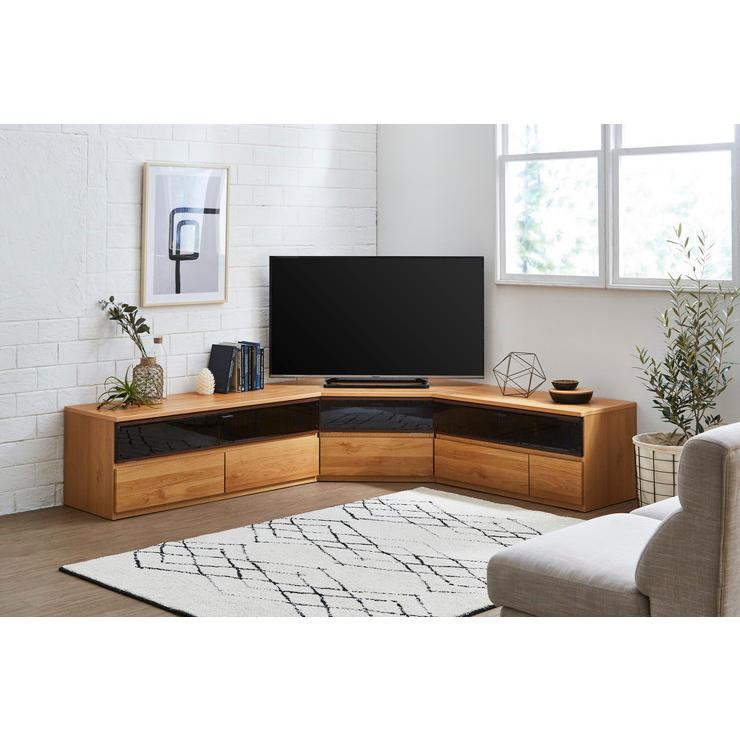 テレビ台 幅120 奥行45 高さ46 コーナーテレビ台 組み合わせ 国産 完成