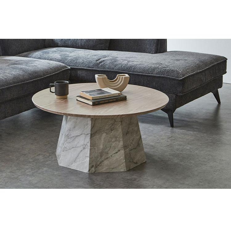 サイトテーブル 円形 幅80cm リビングローテーブル ラウンドテーブル