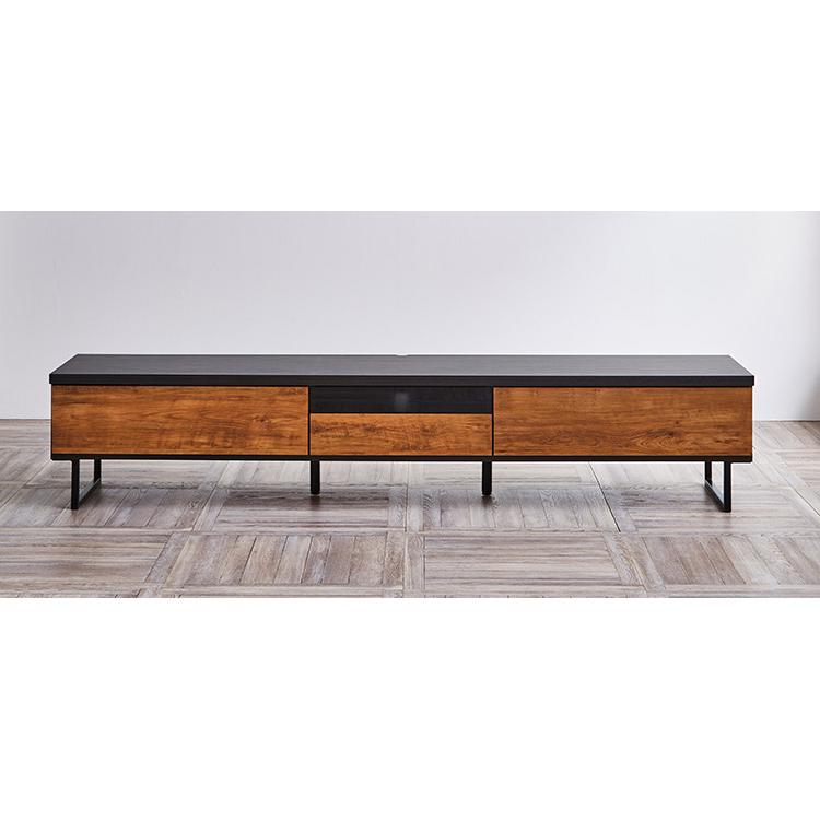 10日で出品終了！ダークブラウン 木製 テレビ台 引き出し式 日本製テレビ台(幅210cm) 完成品 テレビボード ローボード | 【公式