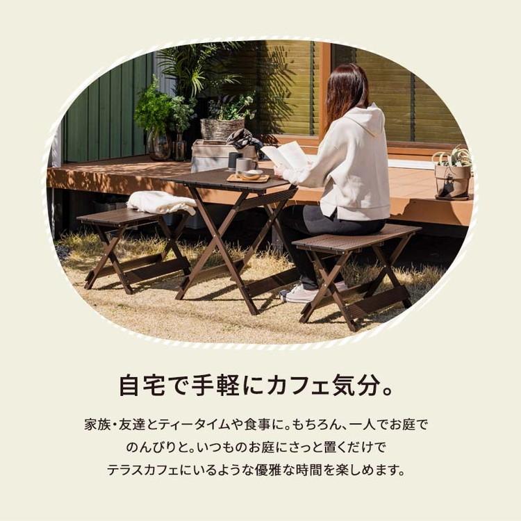 折りたたみ ガーデン3点セット アルミ製 折りたたみチェア 2点 折りたたみ ガーデン3点セット アルミ製 折りたたみチェア 2点