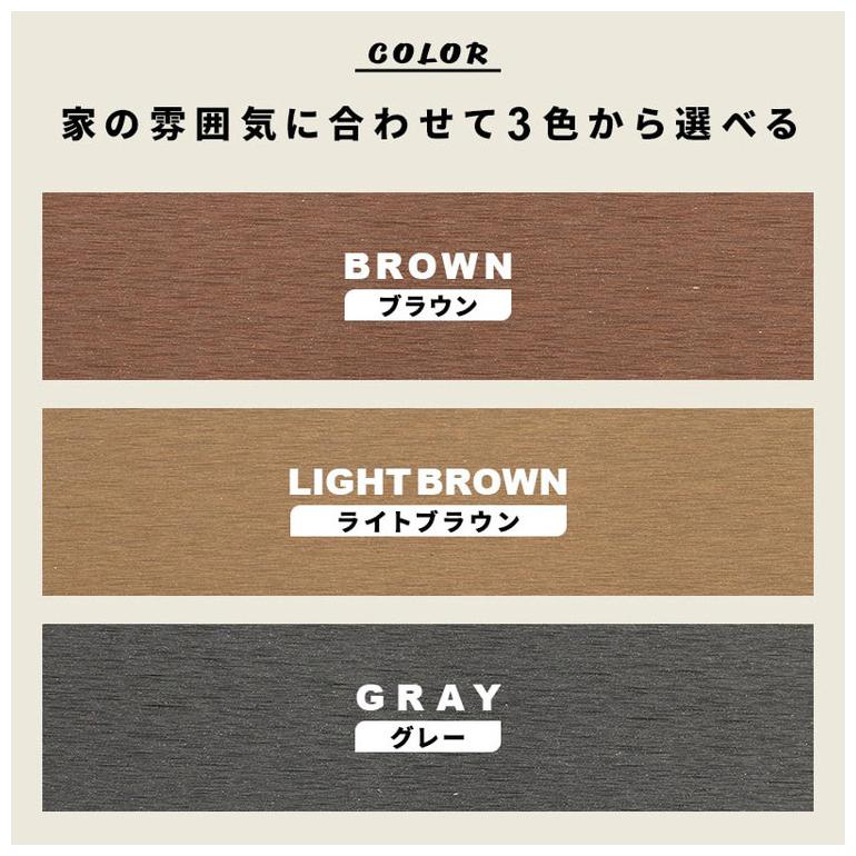 コーナー材 角材 6本 人工木デッキ用 ウッドデッキ DIY ガーデニング テラス ベランダ 人工木 おしゃれ キット デッキ ガーデンデッキ ステージ 庭 代引不可_1