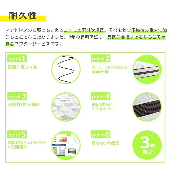 プレシャスフィットポケットコイルマットレス ダブル ポケットマット 圧縮ロールタイプ やわらかめ 3ゾーン構造 マットレス単品 代引不可 