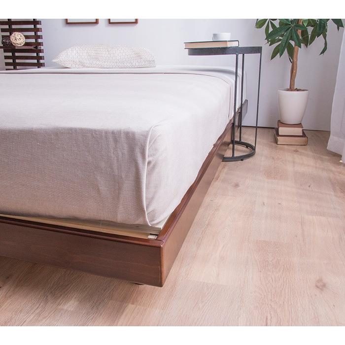 すのこベッド シングル シヴィ フレームのみ 高さ3段階調整 天然