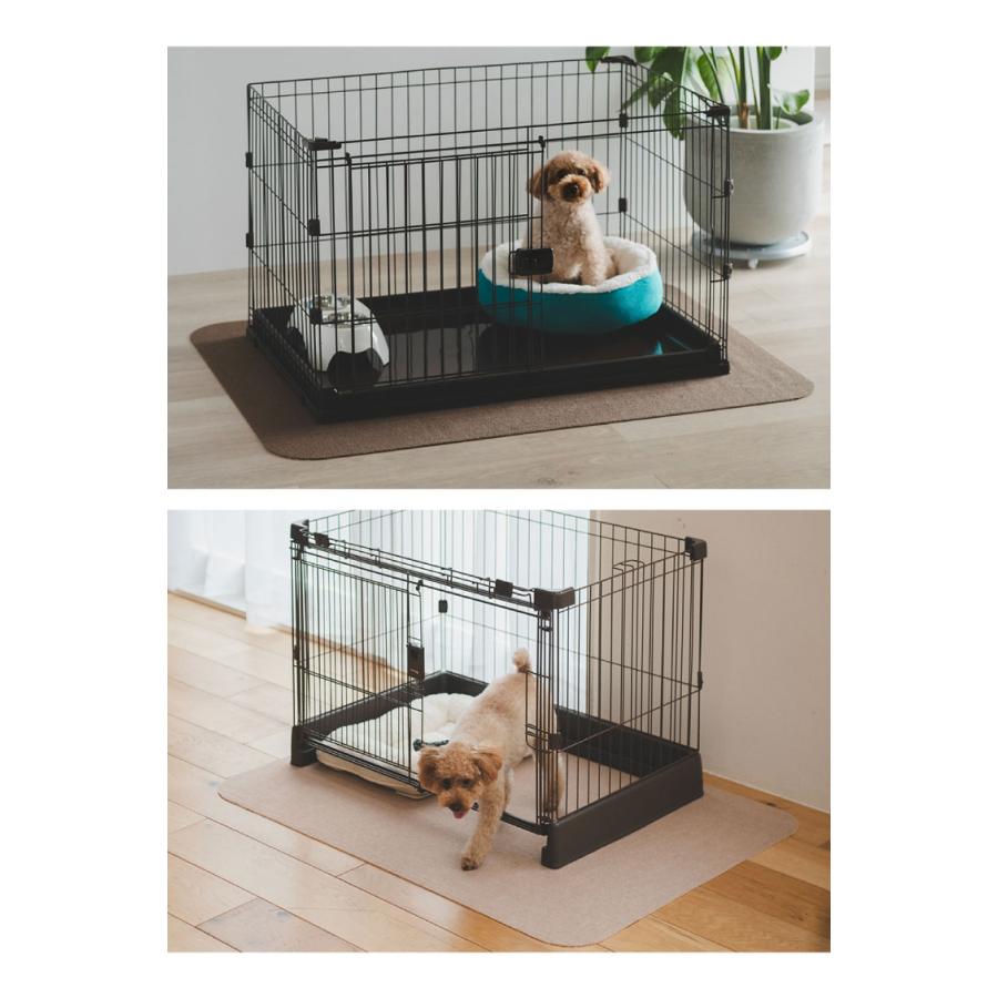 SankoPet 日本製 ペット用 ケージ用 マット 120×90cm 撥水 洗える 滑り