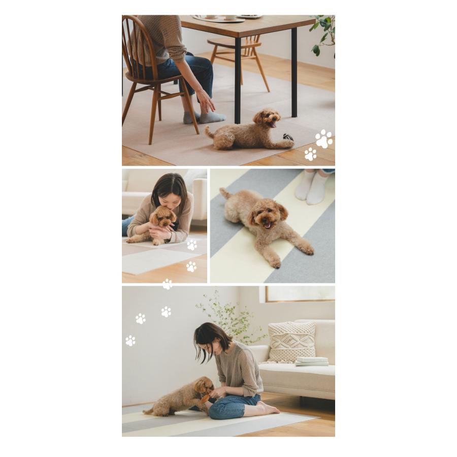 SankoPet 日本製 ペット用 ケージ用 マット 120×90cm 撥水 洗える 滑り