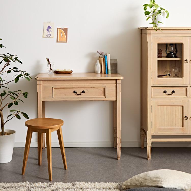 【本日で出品終了】コンソールデスク 木目オーブテーブル ナチュラルアンティーク オーブ コンソール デスク 引き出し付き レトロ おしゃれ 飾り机