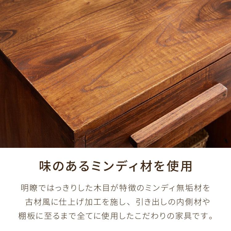 リビングボード 幅120 西海岸風 ローボード サイドボード 収納