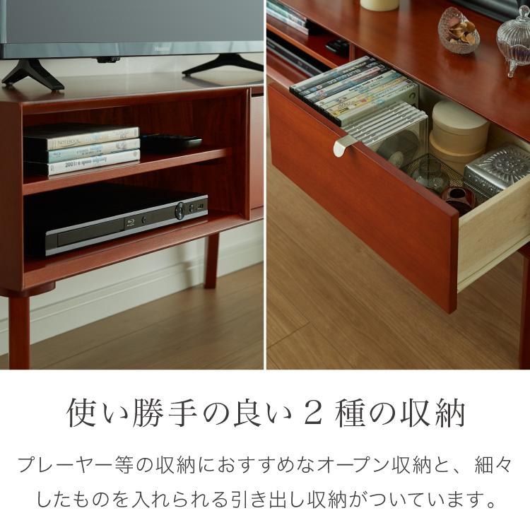 シェルフ 幅80cm 天然木 チーク材 完成品 高級感 オイル仕上げ 脚付き 収納家具 お洒落 モダン 木製 シンプル ヴィンテージ ライン ラインシリーズ 代引不可_9