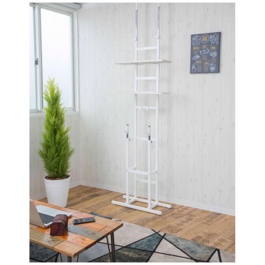 突っ張り式 自転車 スタンド おしゃれ バイクスタンド ラック つっぱり つっぱりラック 収納 収納棚 つっぱり収納 収納ラック ガレージ 倉庫 車庫(代引不可)【送料無料】 突っ張り式 自転車 スタンド おしゃれ バイクスタンド ラック つっぱり