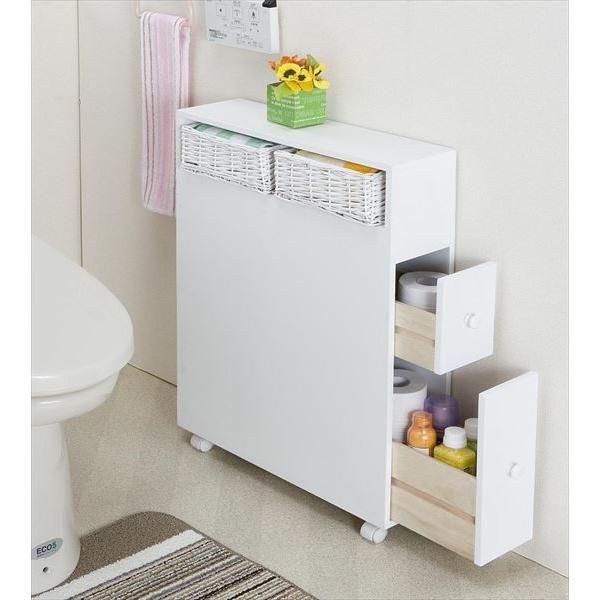 最終値下げ 隙間収納 トイレ収納 木製チェスト 最終値下げ 隙間