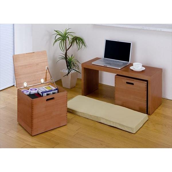 ベンチチェスト チェスト 収納 天然木 収納ボックス クッション付き 引き出し付き 引き出し収納 Ls 9080