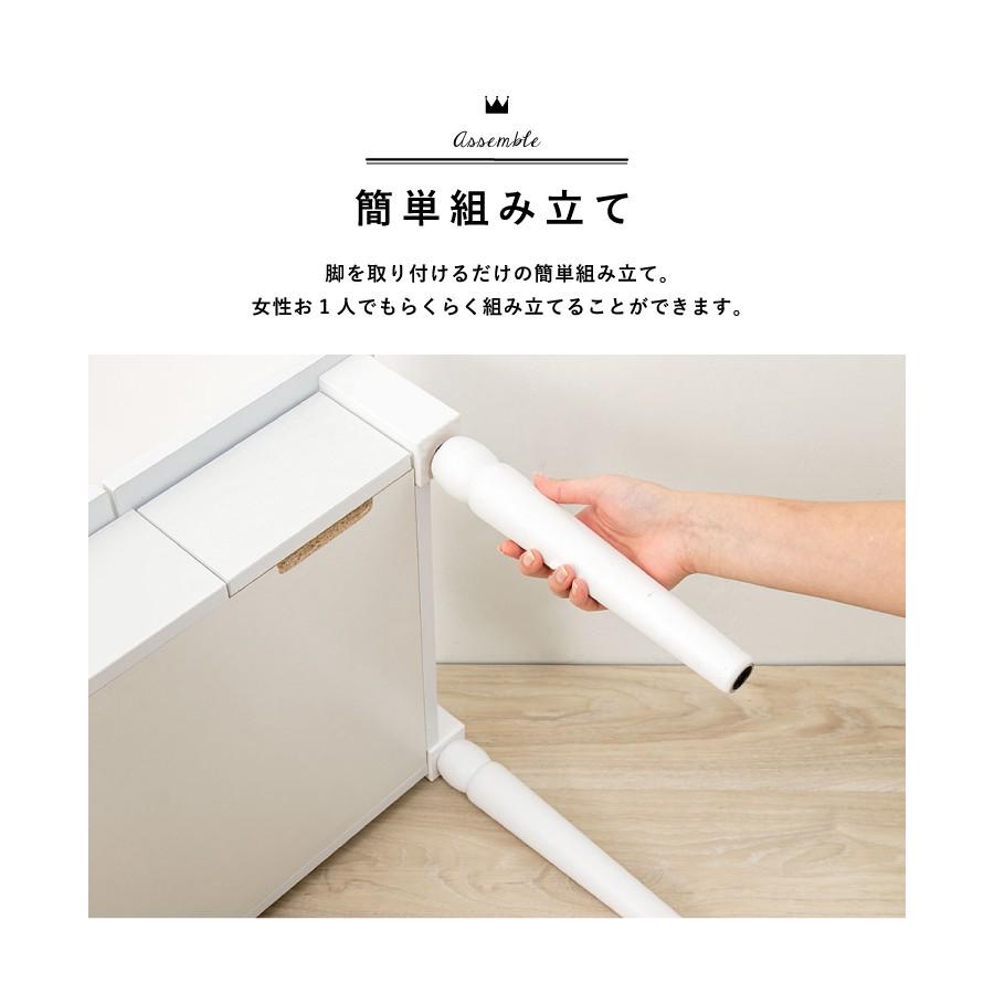 【新品】1台2役！コスメテーブル ドレッサー ホワイト 鏡付き センターテーブル 新品】1台2役！コスメテーブル ドレッサー ホワイト 鏡付き センター