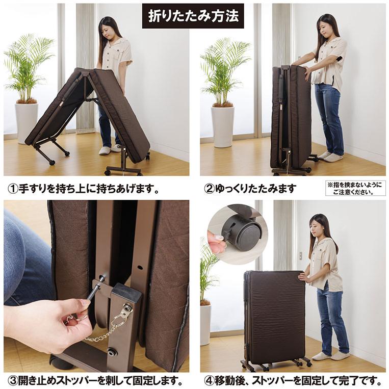 ベッド 折りたたみベッド コンパクト 小型ベッド スモール ベッド 折りたたみベッド コンパクト 小型ベッド スモール