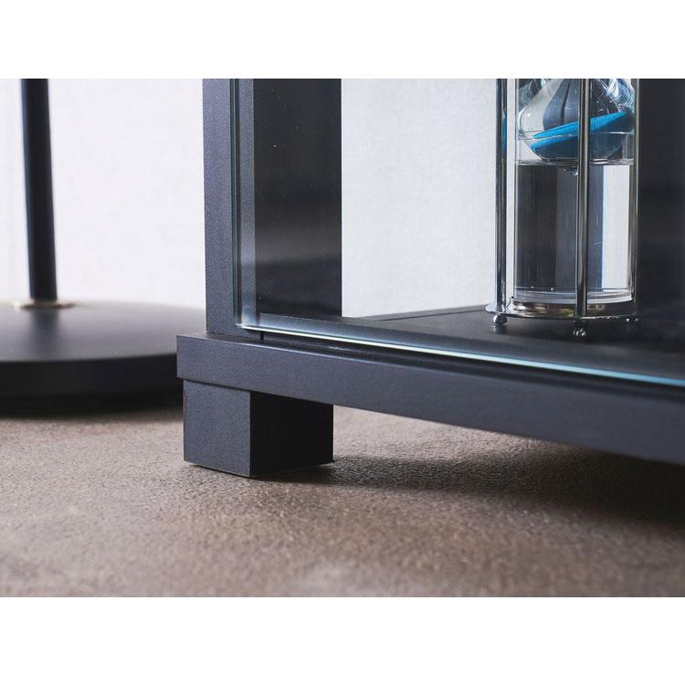 フィギュア ガラスケース 黒 引き取り限定 アーク50 コレクションラック ライト無しタイプ 完成品 幅50cm 高さ