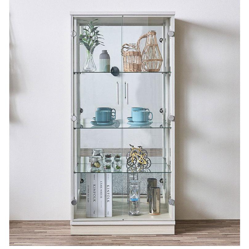 チャーム60 コレクションラック 完成品 幅60cm 高さ128cm 奥行35cm