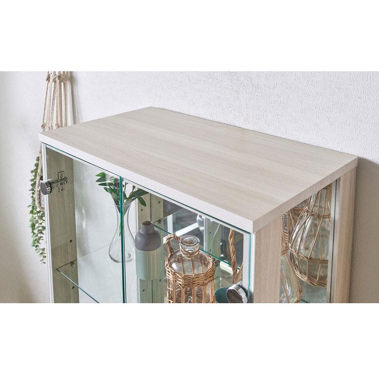 チャーム60 コレクションラック 完成品 幅60cm 高さ128cm 奥行35cm