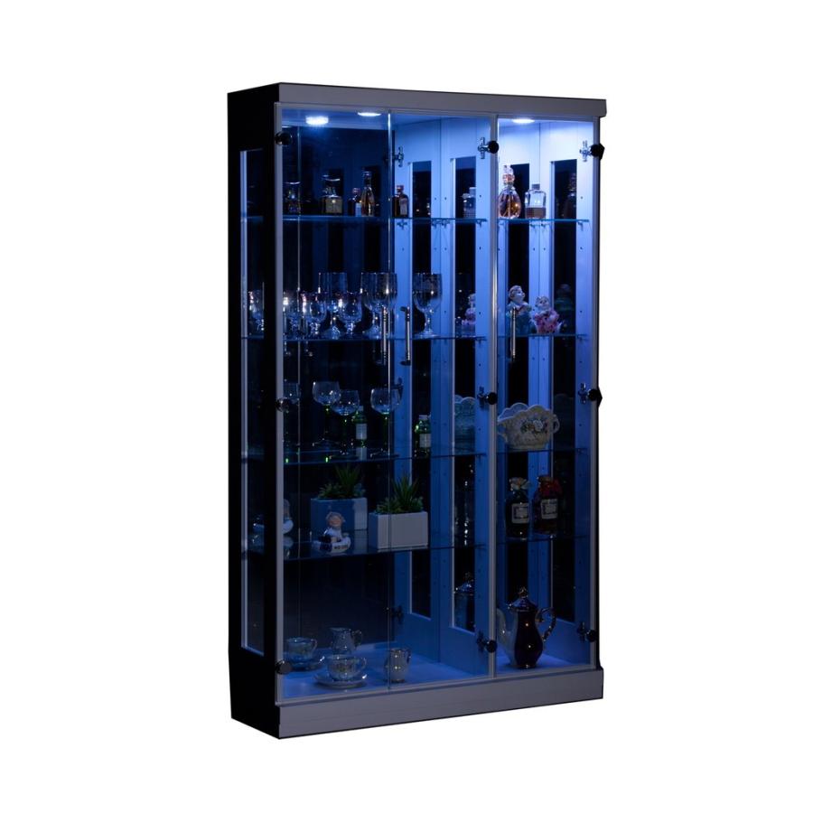 リコメン堂 フォース90 コレクションラック 幅90cm×高さ150cm [完成品