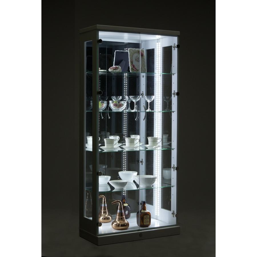 プレオ プレオ70ロータイプ コレクションケース 幅70 高さ127 ロータイプ 完成品 コレクションボード 飾り棚 ガラス棚 ショーケース リビングボード リコメン堂 - 通販 - PayPayモール ライト