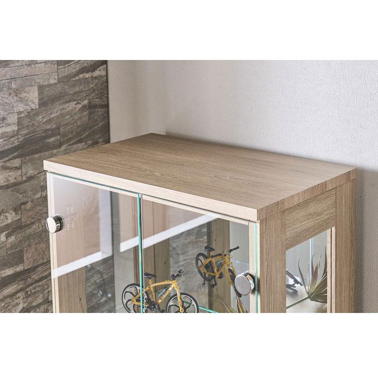 ノエル50 コレクションラック 完成品 幅50cm 高さ145cm 奥行30cm