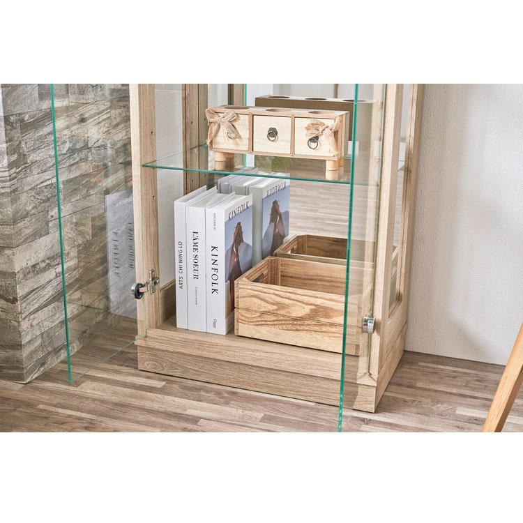 ノエル50 コレクションラック 完成品 幅50cm 高さ145cm 奥行30cm
