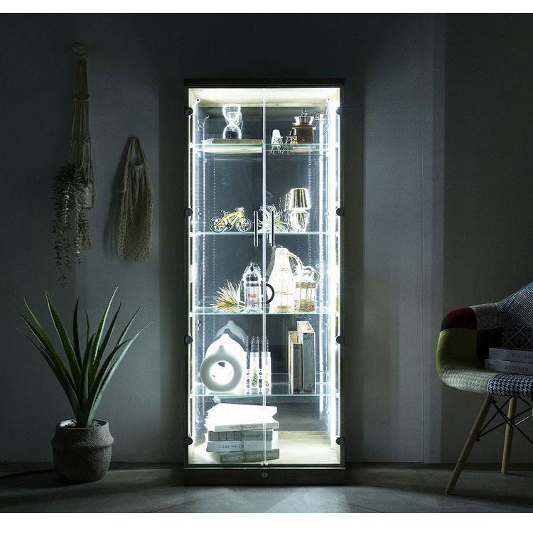 オリーブ65ハイタイプ コレクションラック ライト無しタイプ 完成品 幅