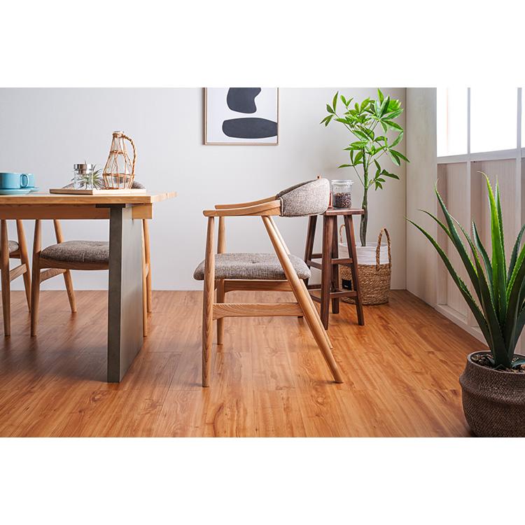 ダイニングチェア ナチュラルテイスト 2脚セット 完成品 アームチェア