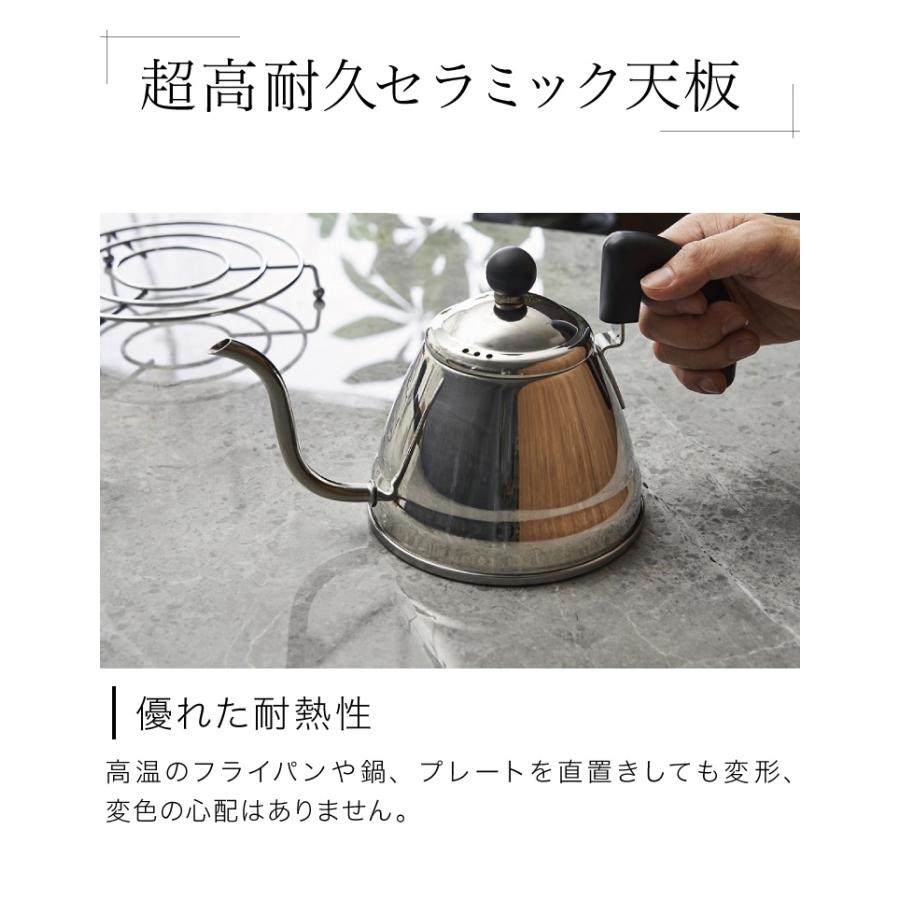 セラミック ダイニングセット 4人掛け 5点セット ダイニングテーブルセット 幅135 合皮 デザインチェア 鏡面 ダイニングチェア 耐水 耐熱 大理石調 代引不可_8