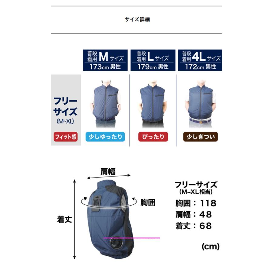 モバイルバッテリーセット 冷却ベスト ペルチェ式 冷蔵服 空調作業服 